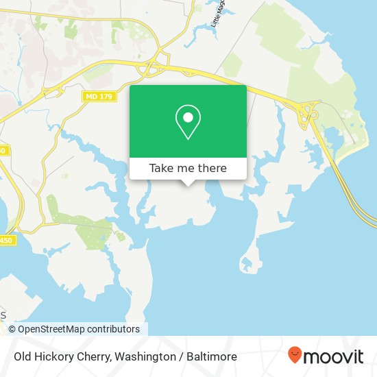 Mapa de Old Hickory Cherry, Annapolis, MD 21409