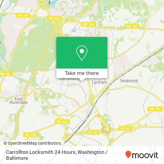 Carrollton Locksmith 24 Hours, 6105 85th Pl map