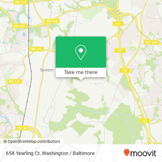 658 Yearling Ct, Severn, MD 21144 map