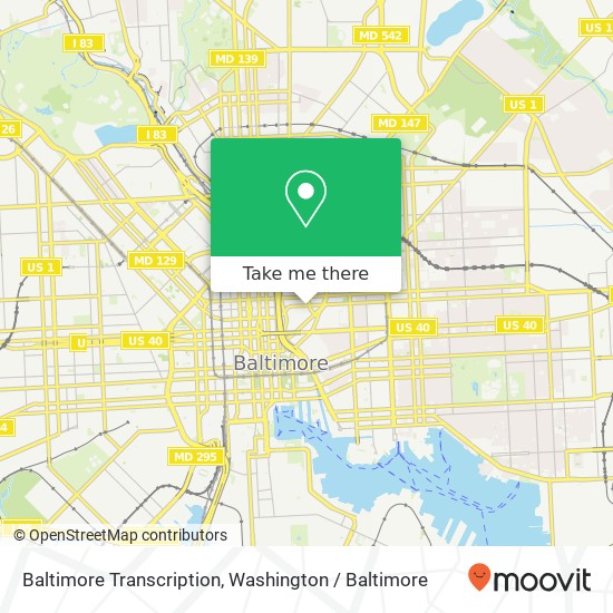 Mapa de Baltimore Transcription