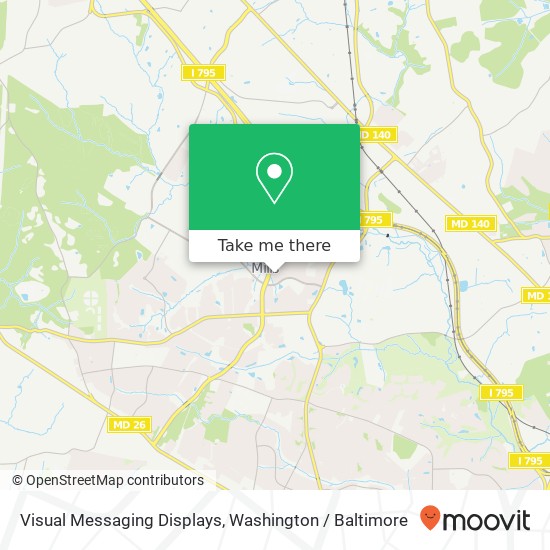 Visual Messaging Displays map