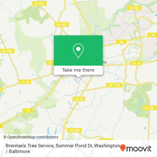 Mapa de Brennan's Tree Service, Summer Pond Dr