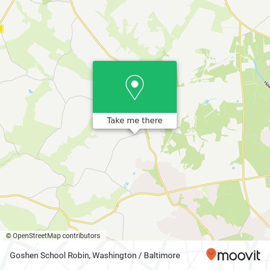 Mapa de Goshen School Robin, Gaithersburg, MD 20882