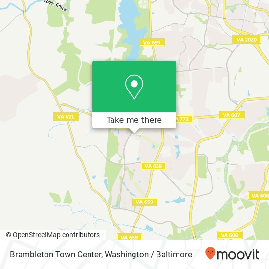 Mapa de Brambleton Town Center