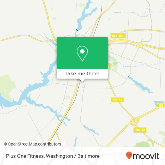 Plus One Fitness, 103 Williamsport Cir map