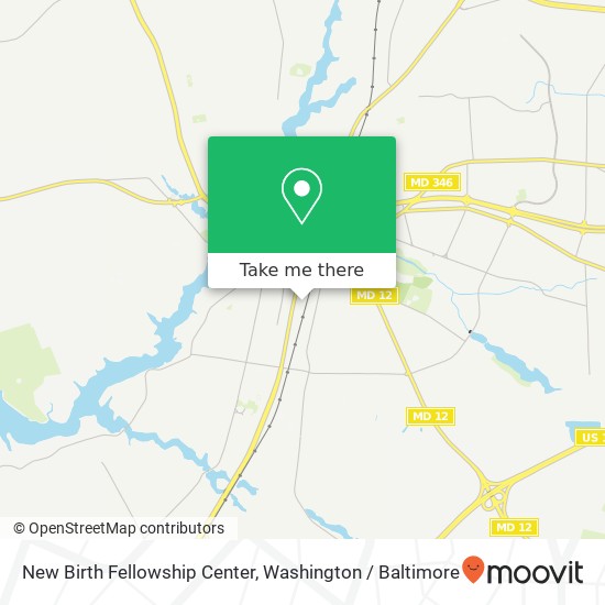 Mapa de New Birth Fellowship Center, 729 Roland St
