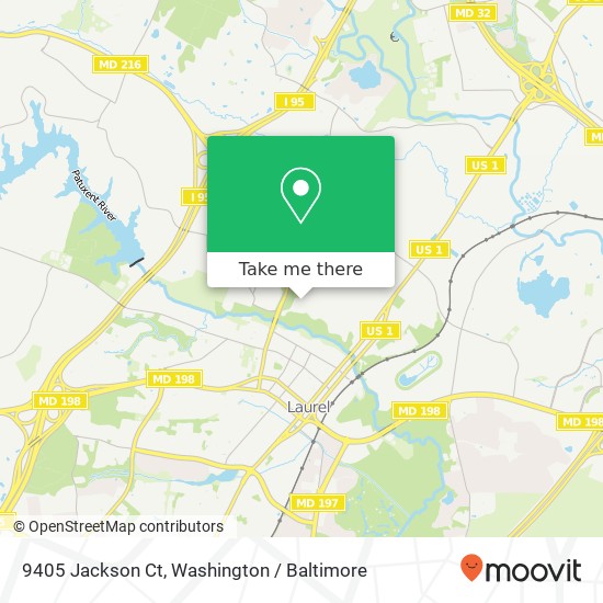 9405 Jackson Ct, Laurel, MD 20723 map