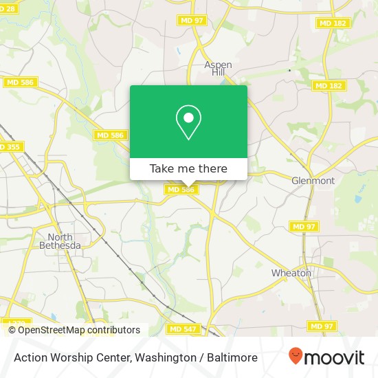 Action Worship Center, 12125 Veirs Mill Rd map