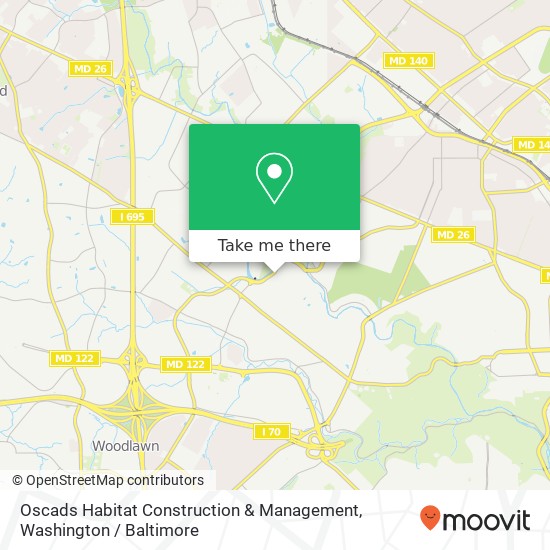 Oscads Habitat Construction & Management map