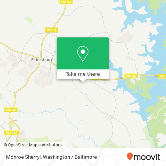 Mapa de Monroe Sherryl, Sykesville, MD 21784