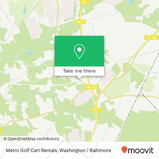 Mapa de Metro Golf Cart Rentals, Brandywine Rd