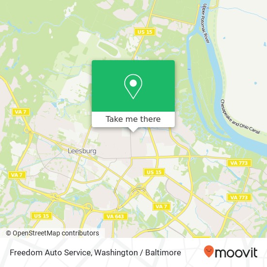 Mapa de Freedom Auto Service, Rust Dr NE