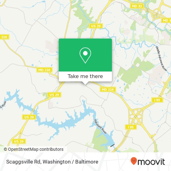 Scaggsville Rd, Laurel, MD 20723 map