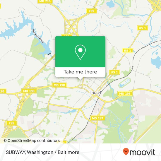 SUBWAY, Laurel, MD 20707 map