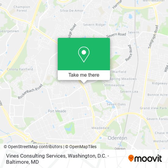 Vines Consulting Services map