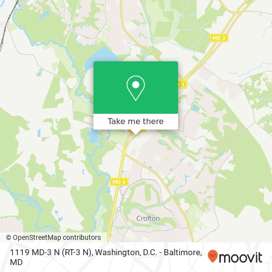 1119 MD-3 N (RT-3 N), Gambrills, MD 21054 map