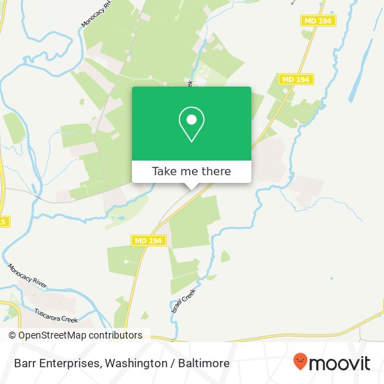 Barr Enterprises map