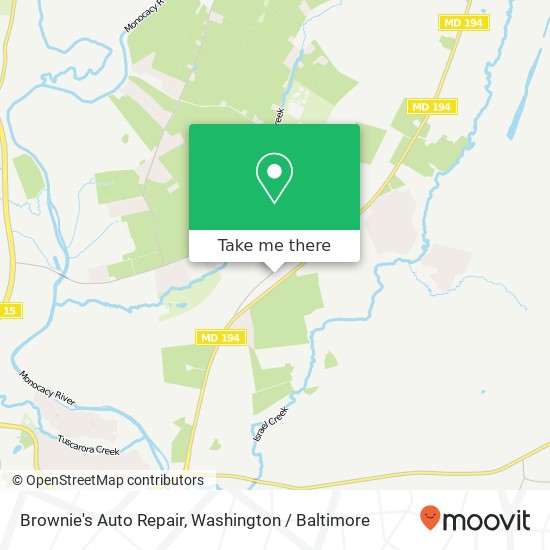 Brownie's Auto Repair, 42 W Frederick St map