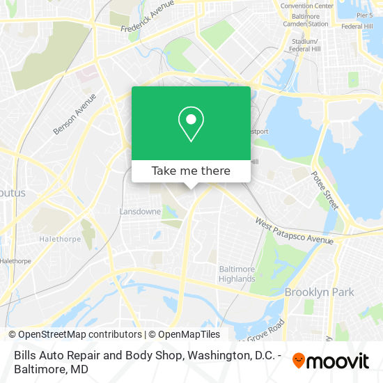 Bills Auto Repair and Body Shop map