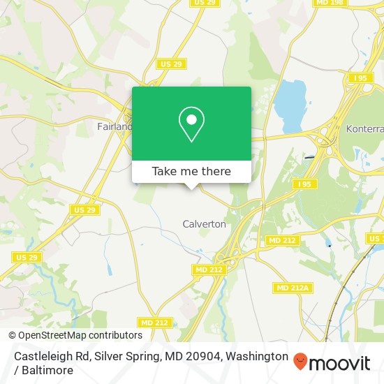 Castleleigh Rd, Silver Spring, MD 20904 map