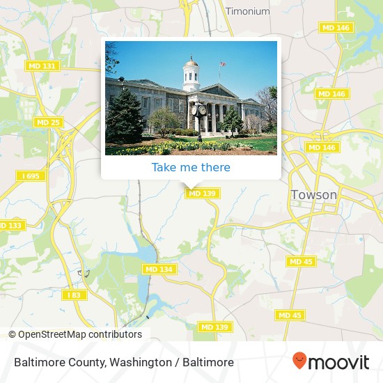 Mapa de Baltimore County