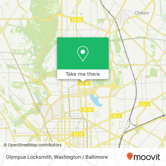 Olympus Locksmith, 3426 Georgia Ave NW map