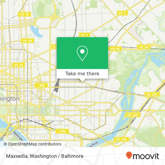 Maxxedia, 1123 K St NE map