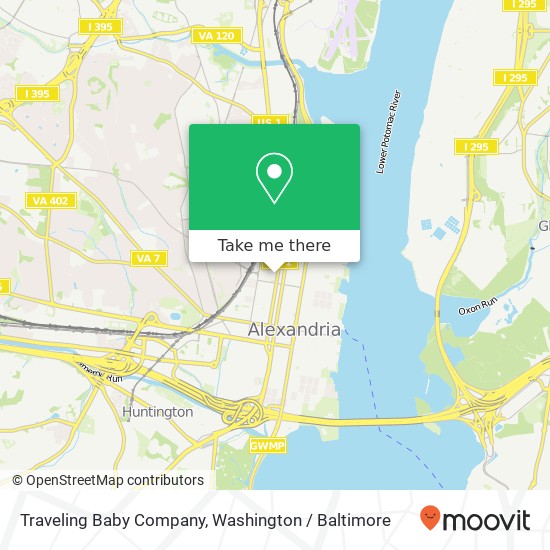 Traveling Baby Company, Wythe St map