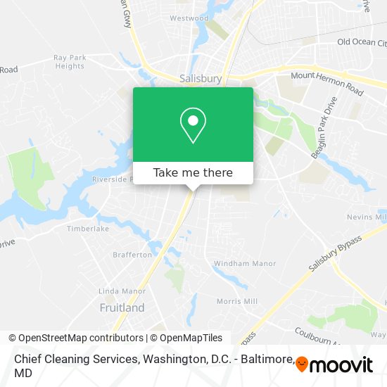 Chief Cleaning Services map