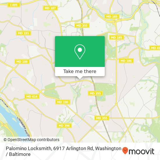 Palomino Locksmith, 6917 Arlington Rd map