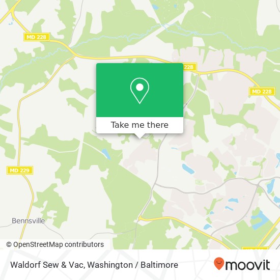 Mapa de Waldorf Sew & Vac