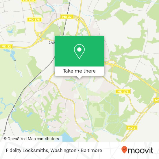 Mapa de Fidelity Locksmiths, 543 Williamsburg Ln