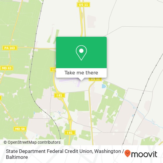 State Department Federal Credit Union, 18450 Showalter Rd map