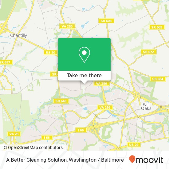 Mapa de A Better Cleaning Solution, 4204 Marble Ln