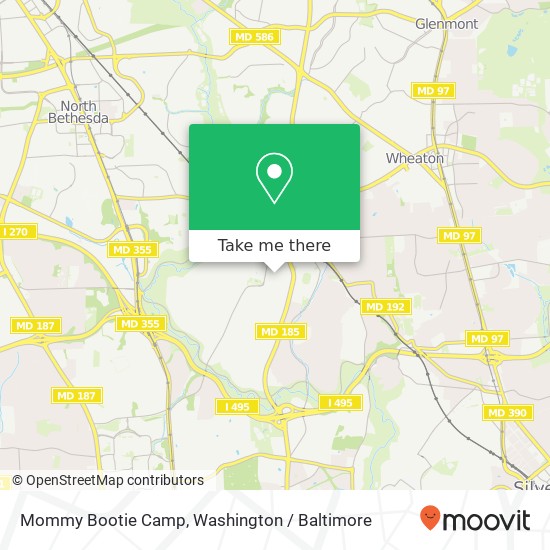 Mapa de Mommy Bootie Camp, 3948 Baltimore St