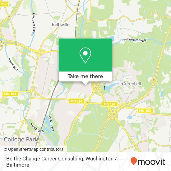 Mapa de Be the Change Career Consulting, Springhill Dr