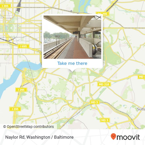 Mapa de Naylor Rd, Washington, DC 20020