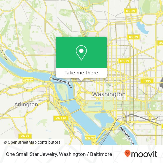 One Small Star Jewelry, I St NW map