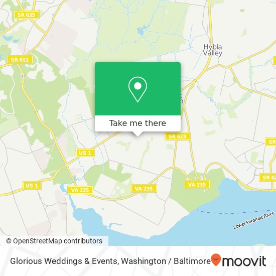 Mapa de Glorious Weddings & Events, Laurel Rd