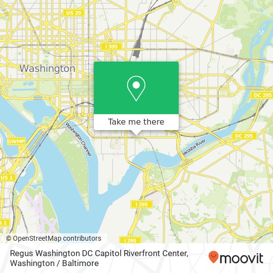 Regus Washington DC Capitol Riverfront Center, 100 M St SE map