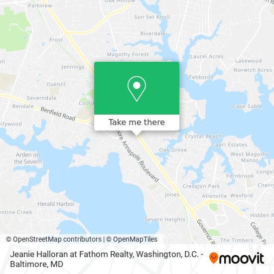 Jeanie Halloran at Fathom Realty map