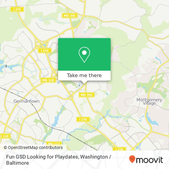 Mapa de Fun GSD Looking for Playdates, Middlebrook Rd