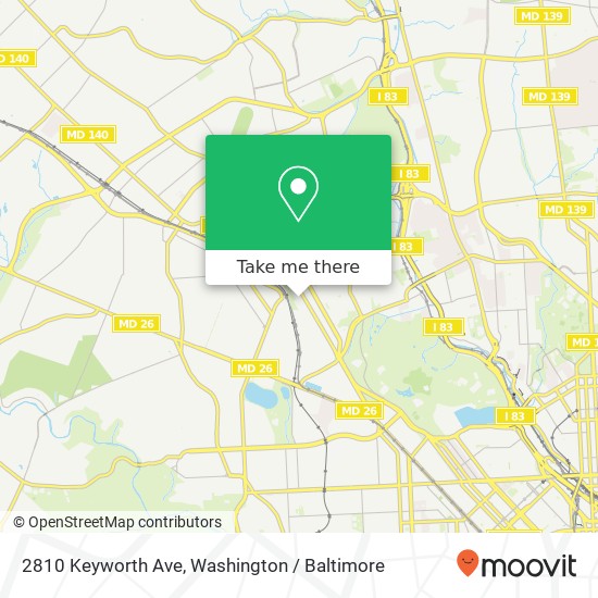 2810 Keyworth Ave, Baltimore, MD 21215 map