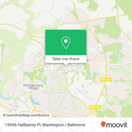 19906 Halfpenny Pl, Montgomery Village, MD 20886 map