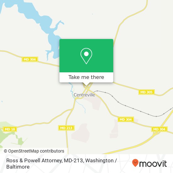 Mapa de Ross & Powell Attorney, MD-213