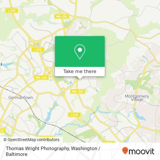 Thomas Wright Photography, Blunt Rd map