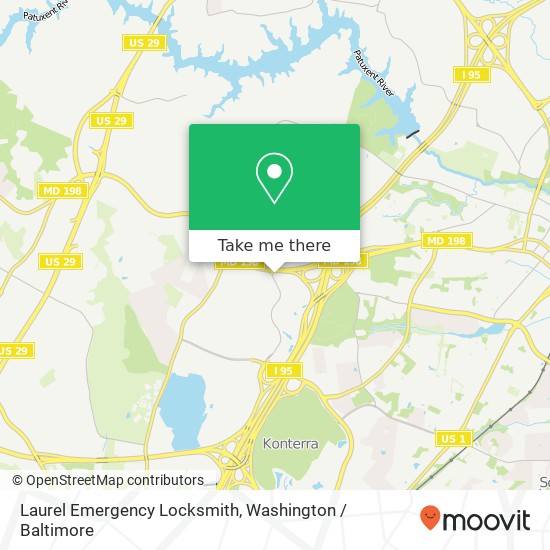 Laurel Emergency Locksmith, 15151 Sweitzer Ln map