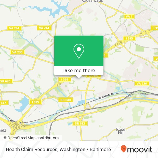 Mapa de Health Claim Resources