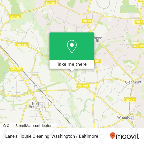 Mapa de Lane's House Cleaning, 4508 Bayne St