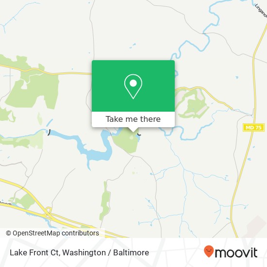 Lake Front Ct, New Market, MD 21774 map